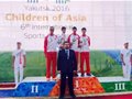 重庆一中初中学子代表中国在亚洲少儿运动会上夺得金牌